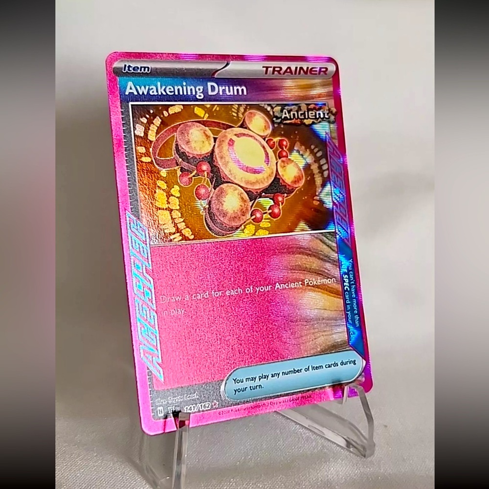 Pokémon,Awakening Drum,ACE SPEC #141/162, Temporal Forces, English,